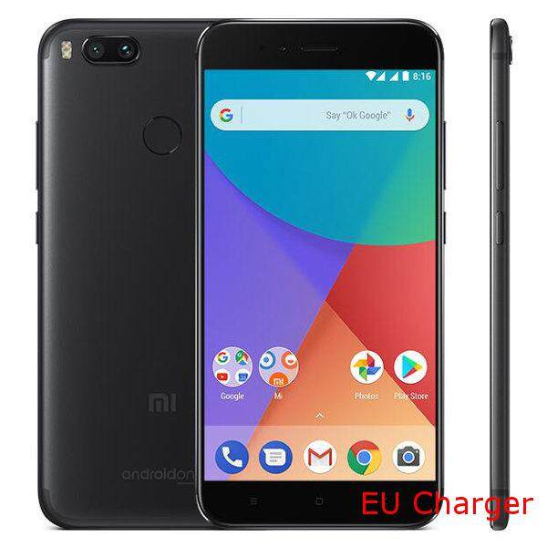 Xiaomi Mi A1 MiA1 Global Version 5.5 inch 4GB RAM 64GB Snapdragon 625 Octa core 4G Smartphone Black EU plug