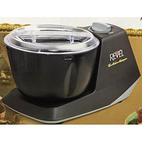 Revel CDM301 Atta Dough Mixer Maker Non Stick Bowl, 3 L, Black