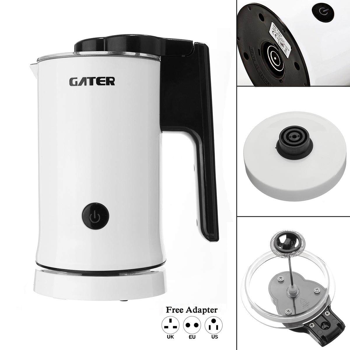 Electric Hot/ Cold Milk Frother Foaming Heat Coffee Cappuccino Maker Cream Cake
