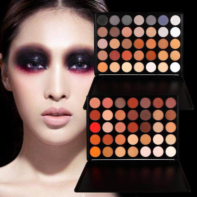 Buy 35 Color Earth Warm Color Shimmer Matte Eyeshadow Palette Makeup Eye Shadow - intl Singapore