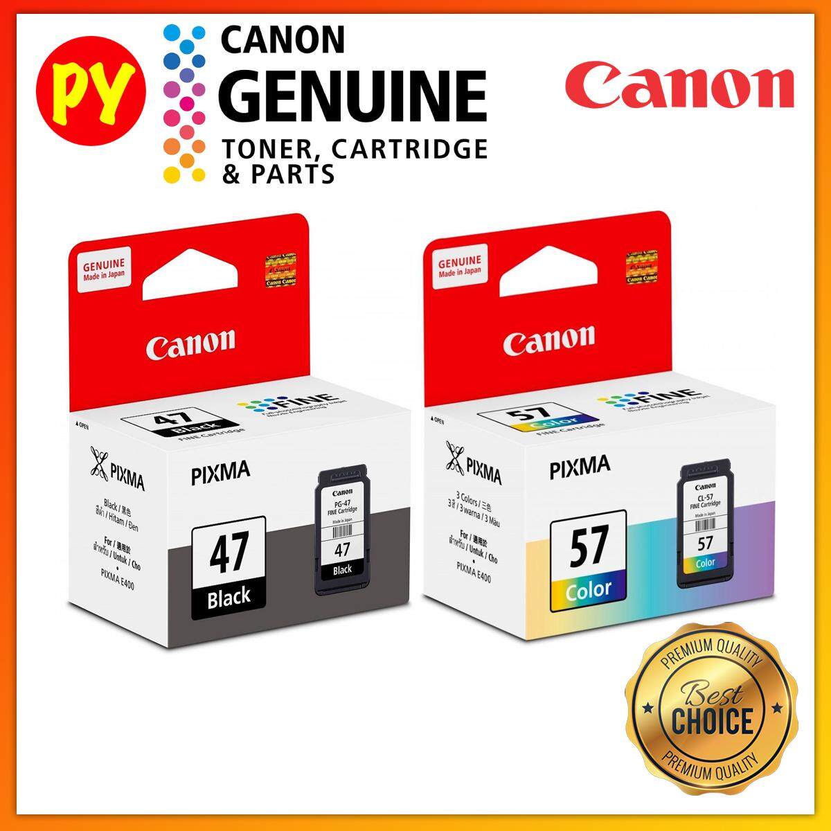 Canon PG 47 Black 15ml CL 57s Small 8 7ml CL 57 Color 13ml