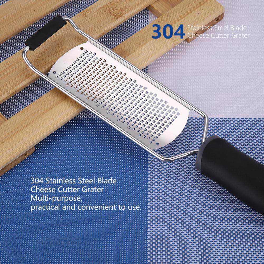 Stainless Steel Blade Lemon Zester & Cheese Grater Fruit Chocolate Ginger Kitchen Tools