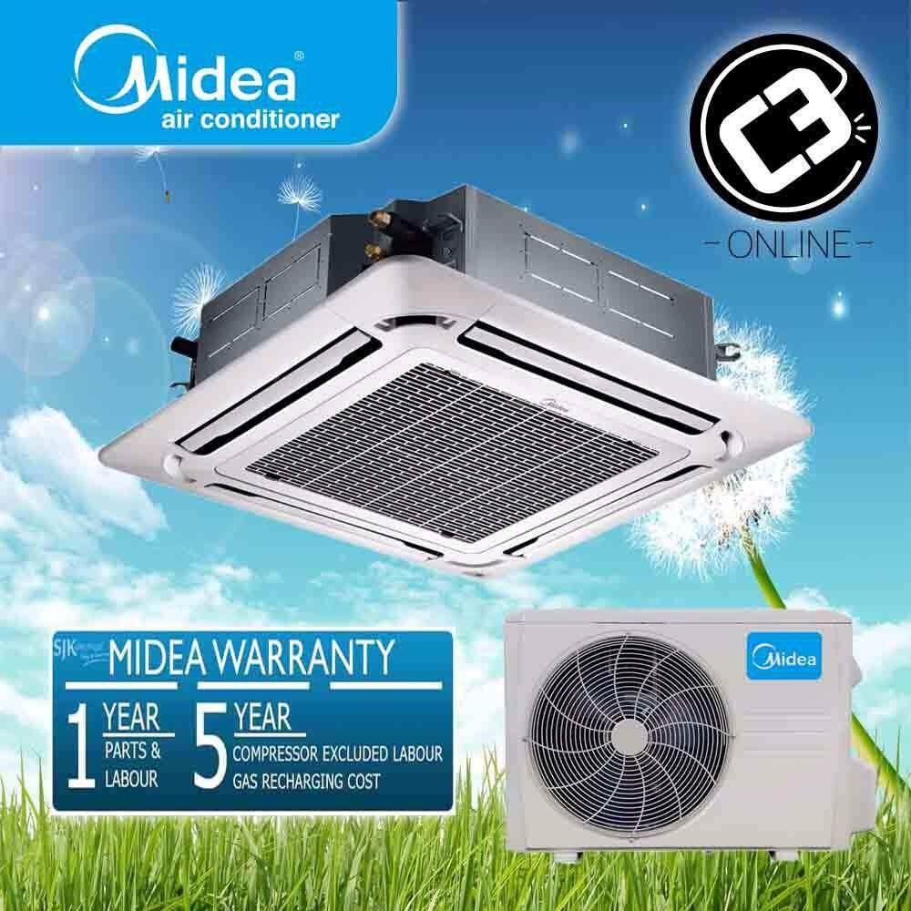 Midea 2.5hp MCD-24CRN1 & MOU-24CN1 Ceiling Cassette Type Air conditioners - R410a