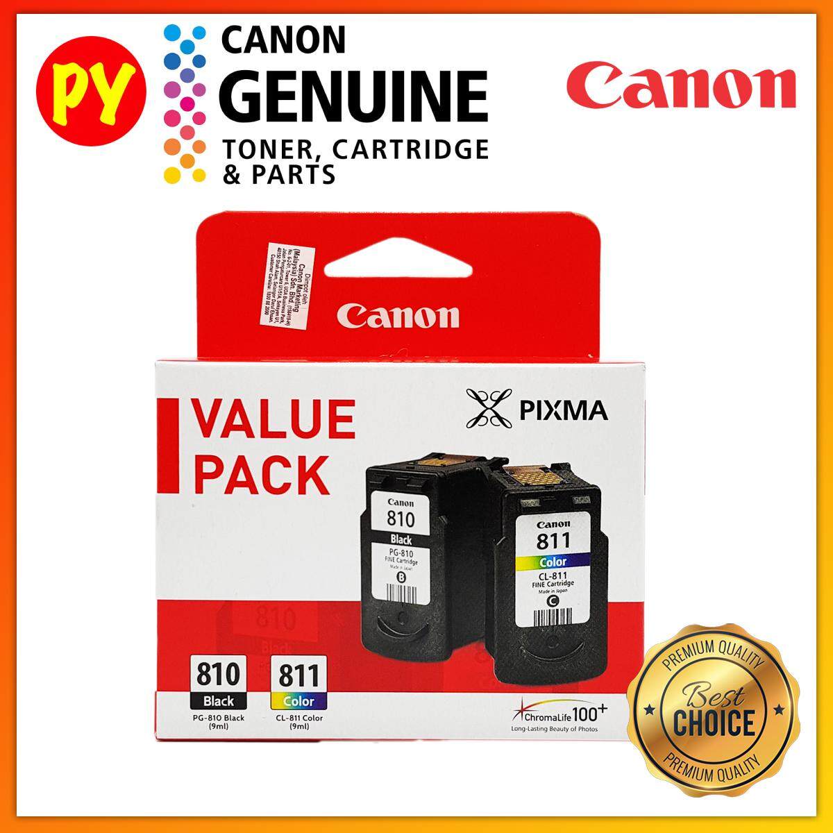 Canon PG 810 CL 811 VALUE PACK Original Ink Cartridge PG 810 Black