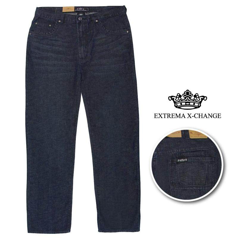 EXTREMA BIG SIZE Dk Blue Jeans With Hidden Pocket EXJ6036