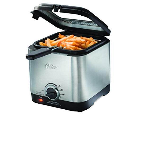 Oster CKSTDF102-SS Compact Style Stainless Deep Fryer, Stainless Steel