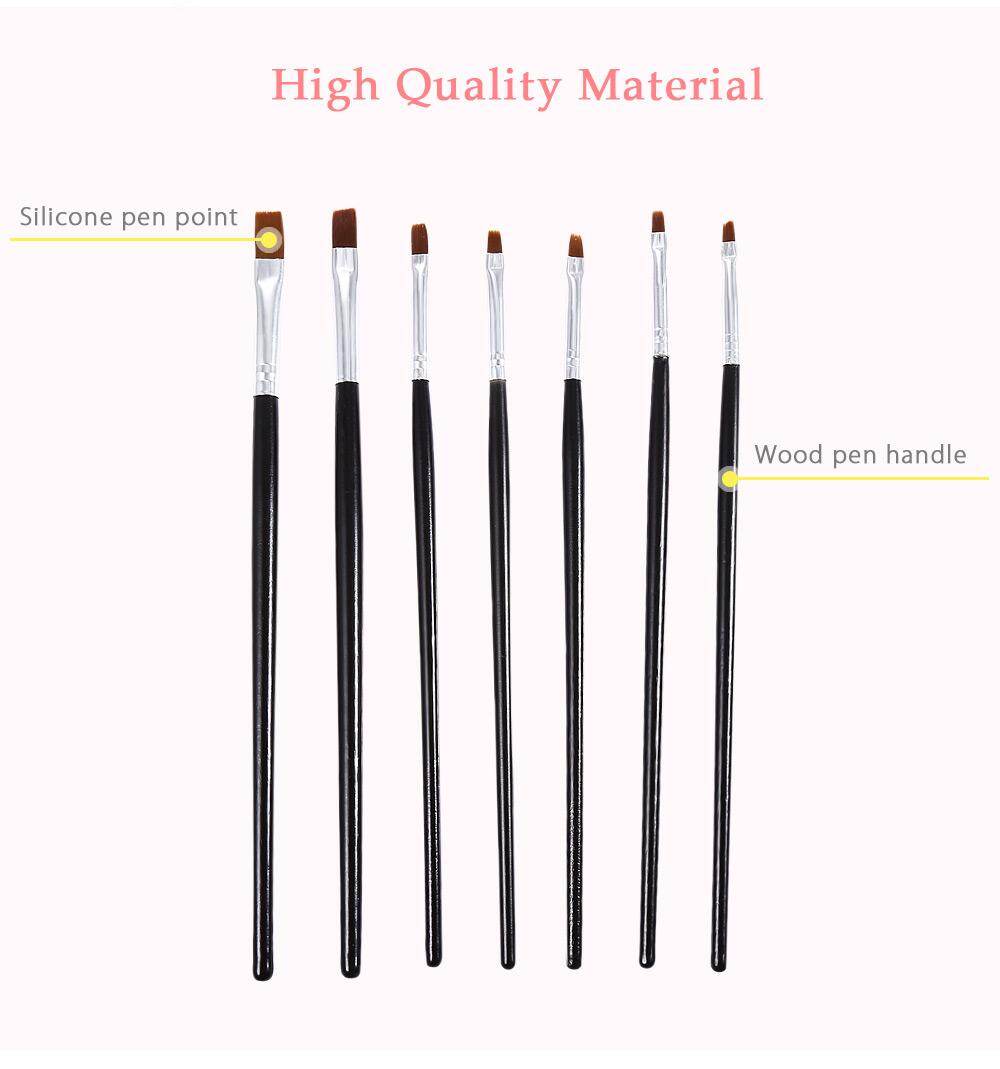 7pcs Cake Engraving Pen Brushes Fondant Decorating Baking Tools
