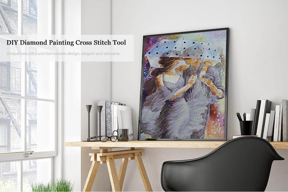 30 x 40cm Umbrella Couple Drilled Needlework DIY Diamond Painting Cross Stitch Home Decoration