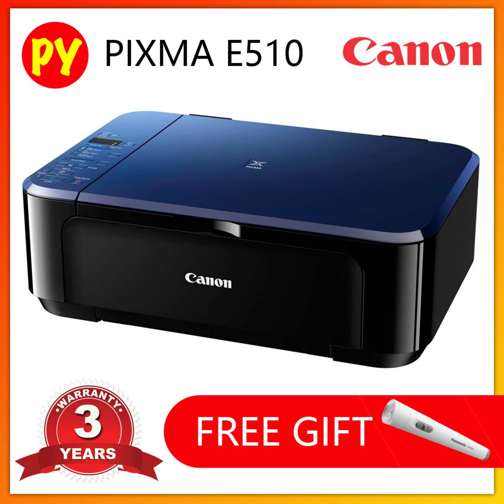 Canon PIXMA E510 Inkjet AllinOne Colour Printer + FREE LED Torchlight