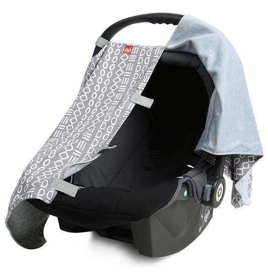 ab New Zealand Infant Car Seat Carrier "AllSeason" Fabric Cover
