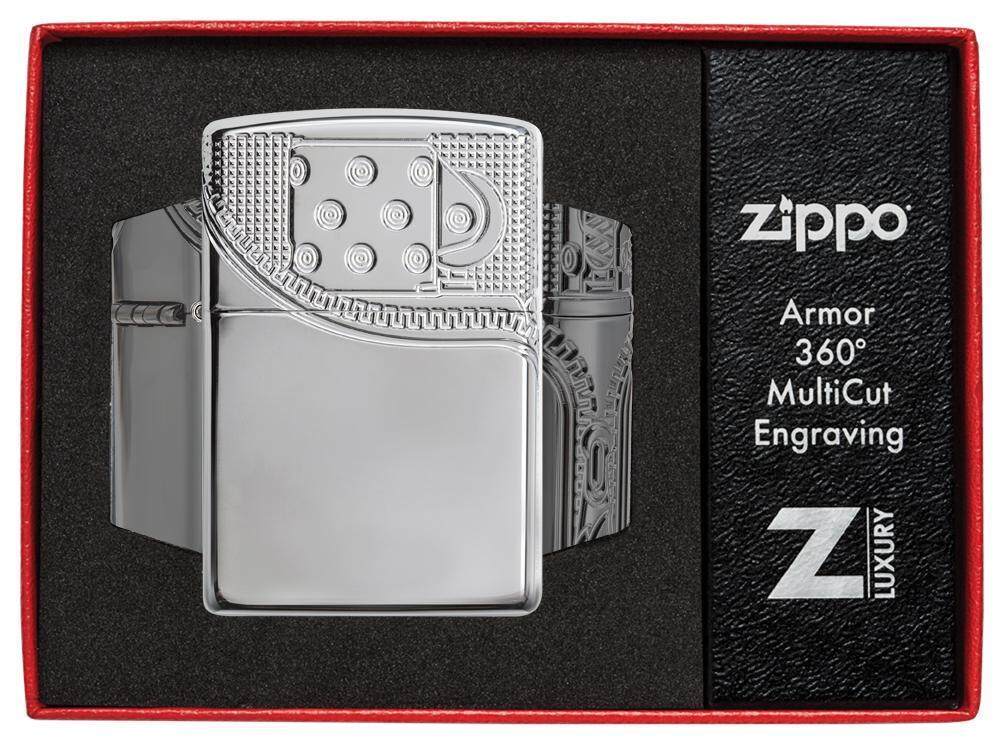 Zippo 29674 Zippo Armor Zipper Design New PGMall