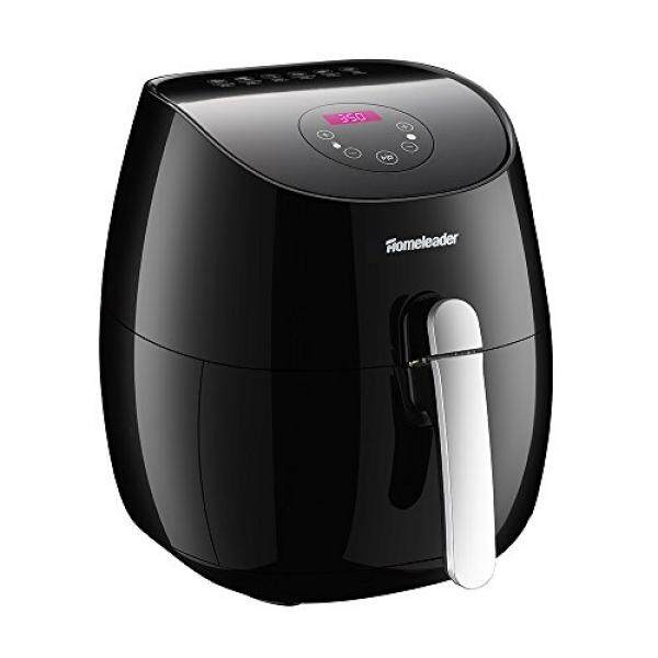 Homeleader Air Fryer 3.4 Qt Oil-Free Healthy Air Deep Fryer 1350 Watt Hot Air Fryer