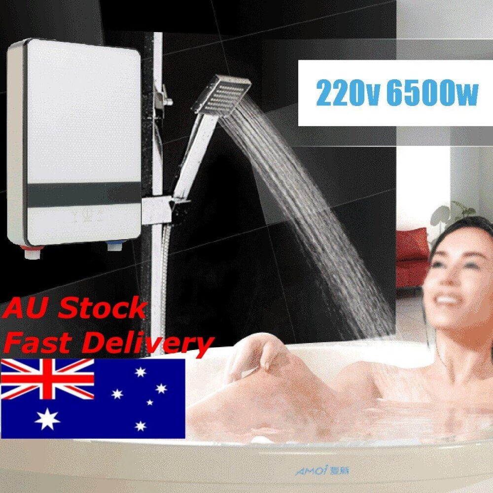 11" 220V 6500W Instantaneous Instant Water Heater Induction Heater Thermostat