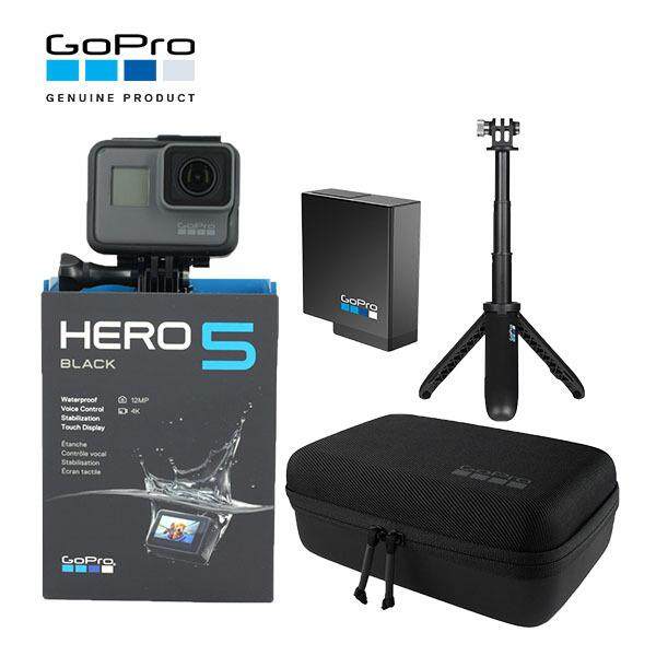 GoPro Hero 5 Black + Batt + Casey + Shorty FunSportz