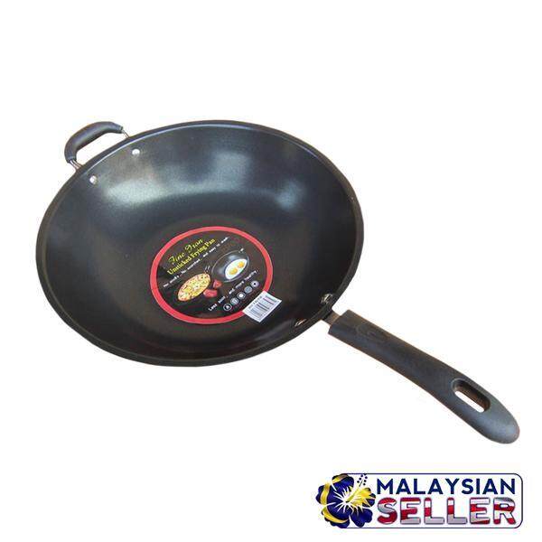 [30cm] Semi Round Curve Kitchen Cooking Frying Pan