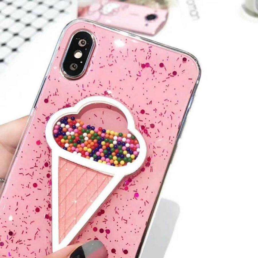 Home · Hicase Cute Pink Soft Tpu Case With Glitter Bling For Oppo A37 White Wedding