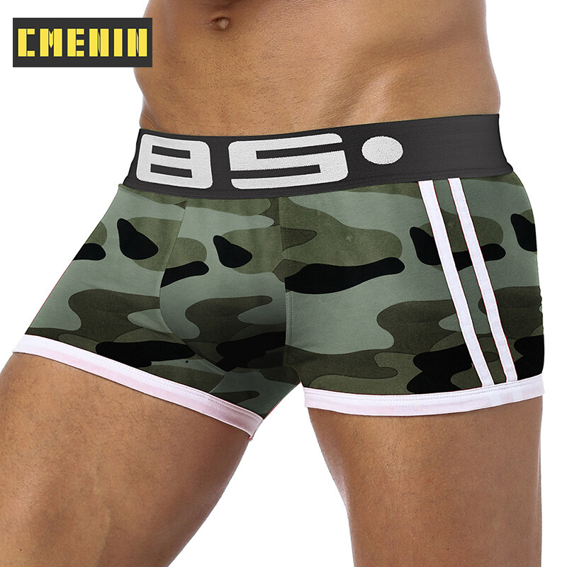 (1 Cái) lưới Cao Cấp Quần Lót Boxer Nam Underware Trung Kế Thời Trang Chắc Chắn Sexy Nam Quần Lót Boxershorts Gym 2020 Mới BS144