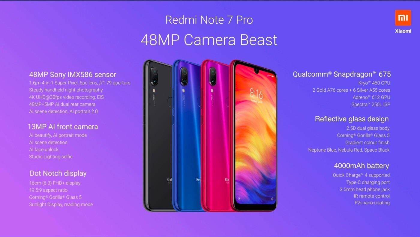 redmi note 7pro 128