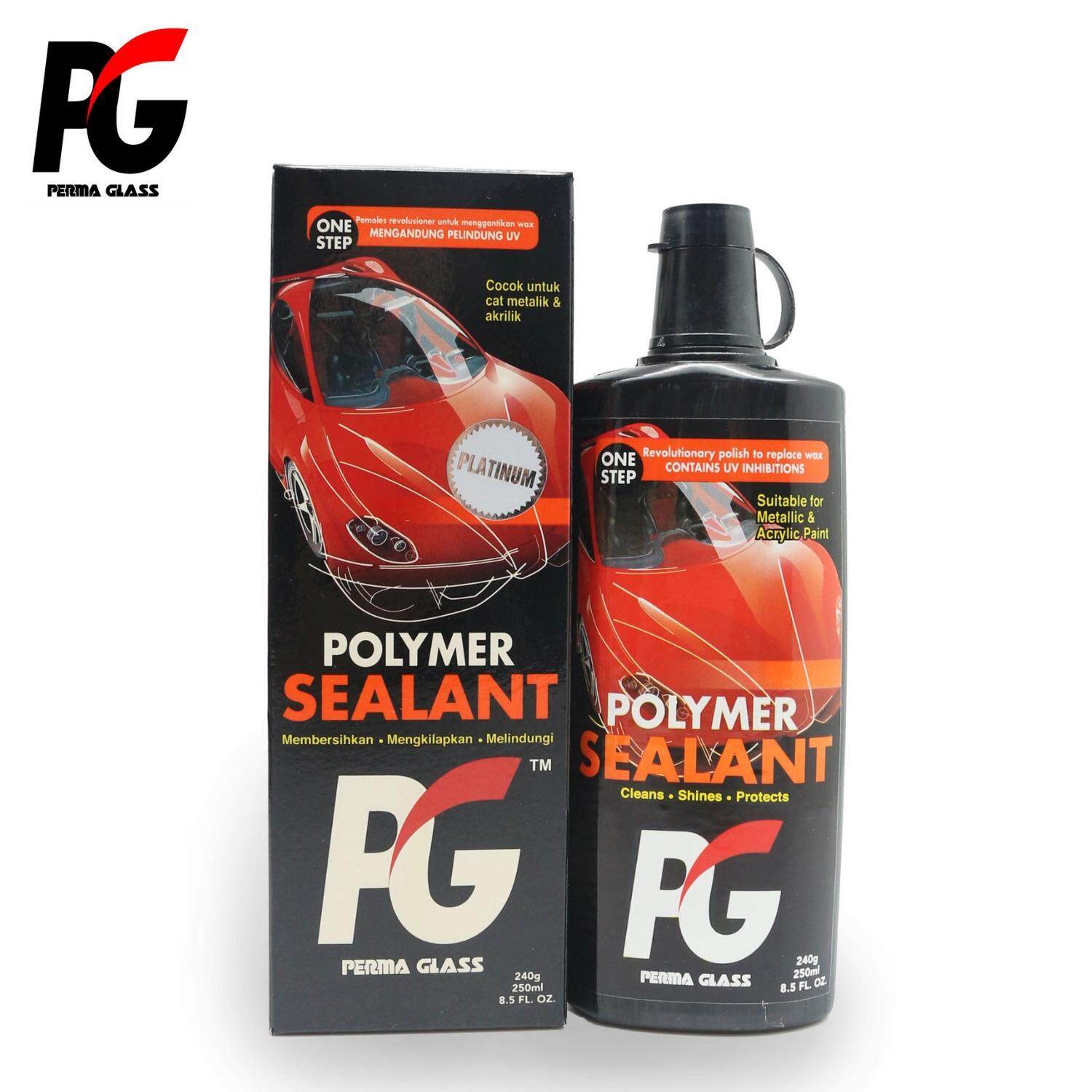 PG PERMA GLASS POLYMER SEALANT (250ML) CAR PAINT SEALANT AND PROTECTION Yellow New PGMall