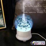 [Gypsophila Flower - Blue]  Artificial Preserved Fresh Flower Aroma Diffuser Ultrasonic Air Humidifier Home Decor