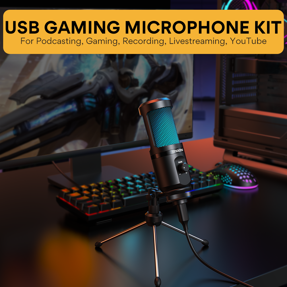 Maono Au Pm Tr Rgb Usb Gaming Microphone