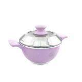 20cm K&I Casserole With Glass Lid - Pink