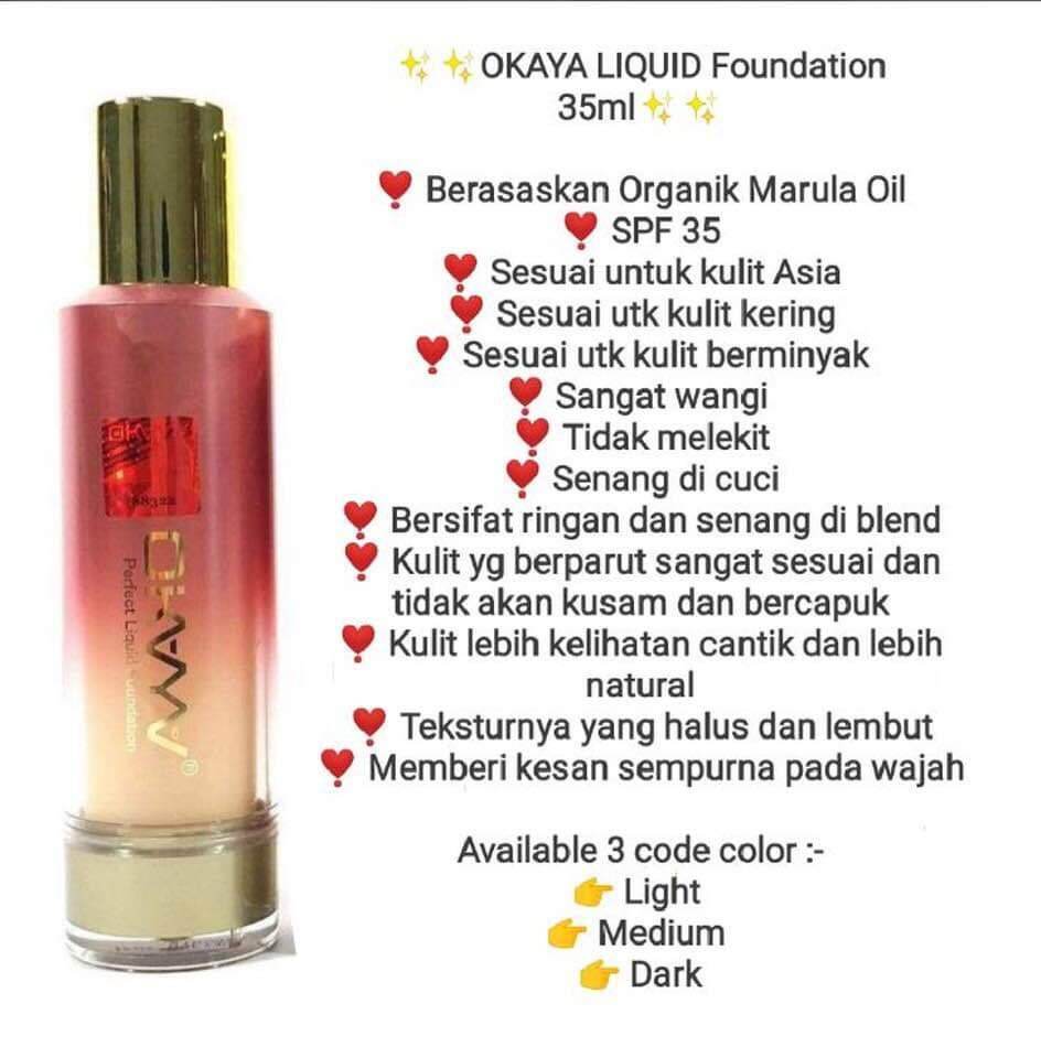 foundation okaya liquid