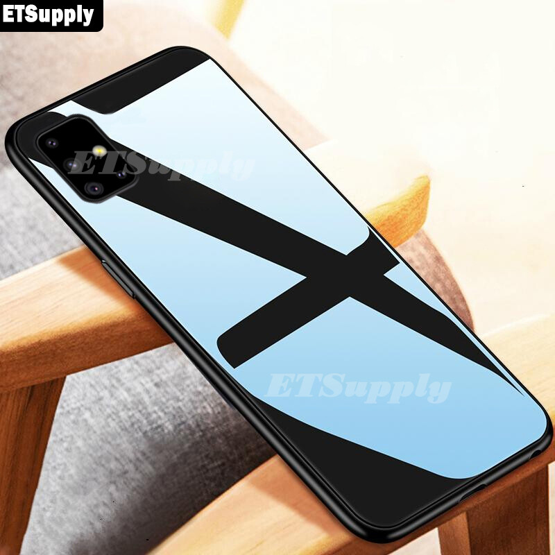 Ốp Cho Galaxy M51 Ốp Bảo Vệ Kính Cường Lực Thiết Kế HONG KONG, Ốp Lưng Mặt Kính Cho Samsung Galaxy M51