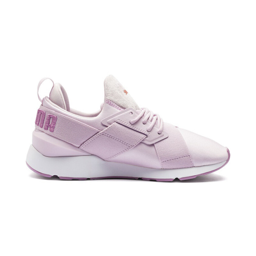 Puma_Muse Satin II lụa lady giày chạy bộ giày chạy bộ giày thể thao ngoài trời thời trang giày skate giản dị 36-40 giá rẻ