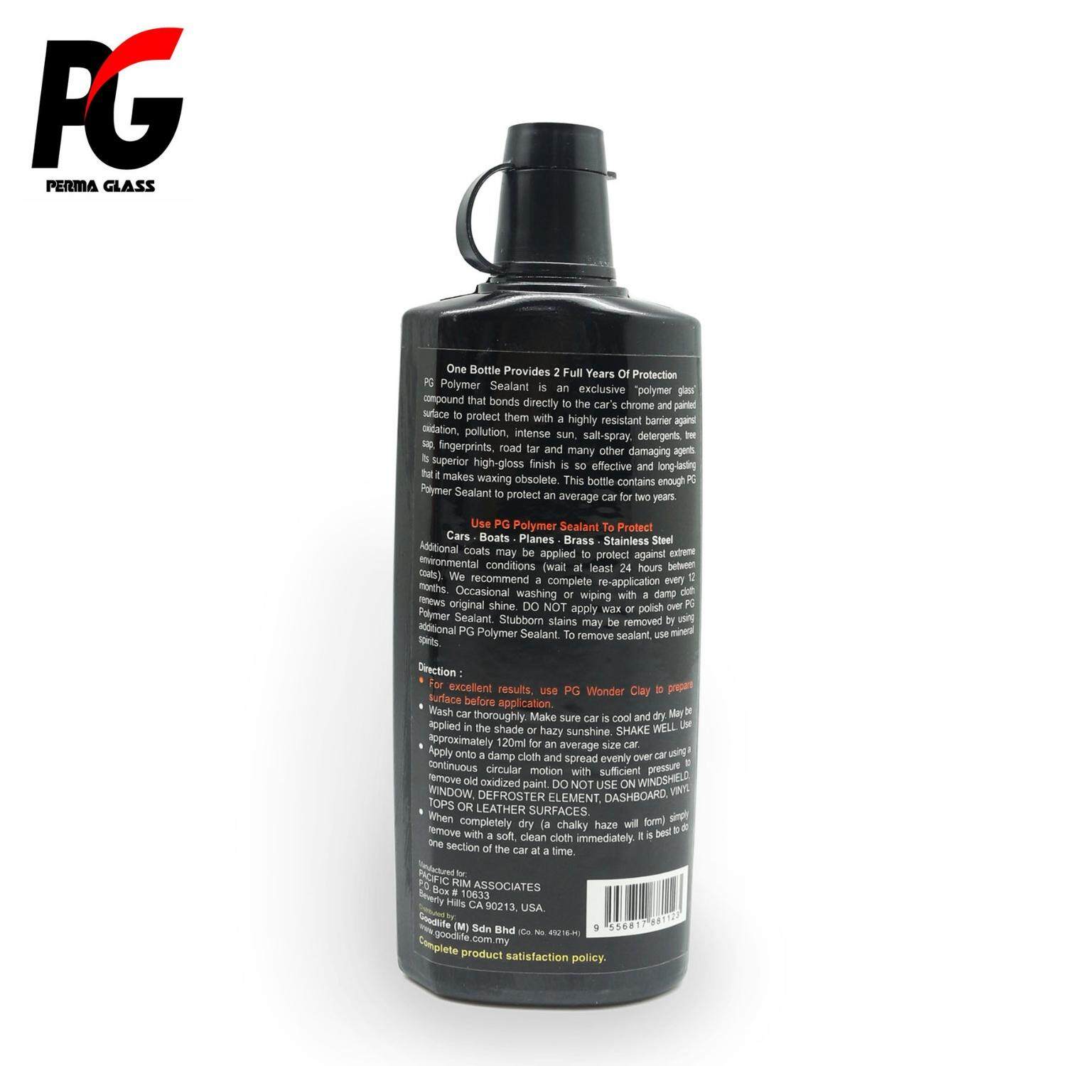 PG PERMA GLASS POLYMER SEALANT 250ML CAR PAINT SEALANT AND