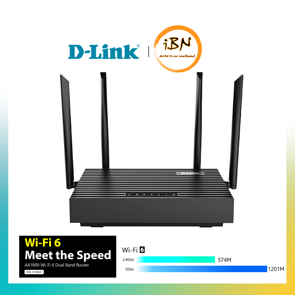 D Link Ax Wifi Dual Band Wireless Gigabit Router For Unifi Maxis