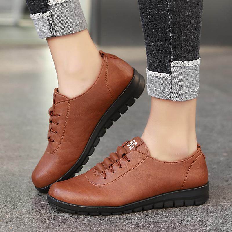 Giày Nữ VIFOOT Giày Đế Bằng Da PU Đơn Giản Dành Cho Nữ Giày Lười Giày Lười Đi Bộ Thoải Mái Giày Lười