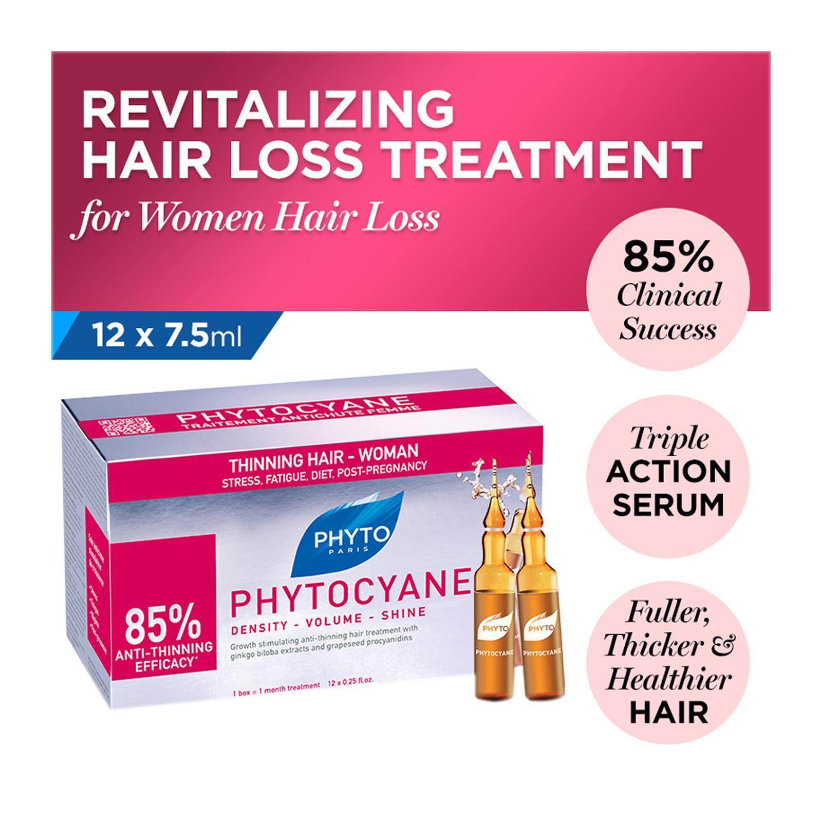 Phyto Phytocyane Revitalizing Serum Thinning Hair Women 12pcs