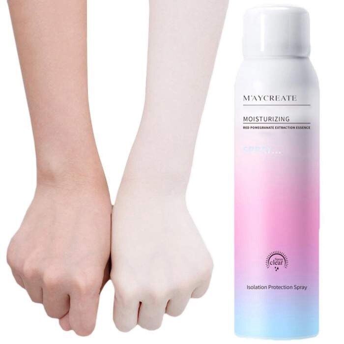 MAYCREATE Moisturizing Whitening Sunscreen Spray UV Protection Essence