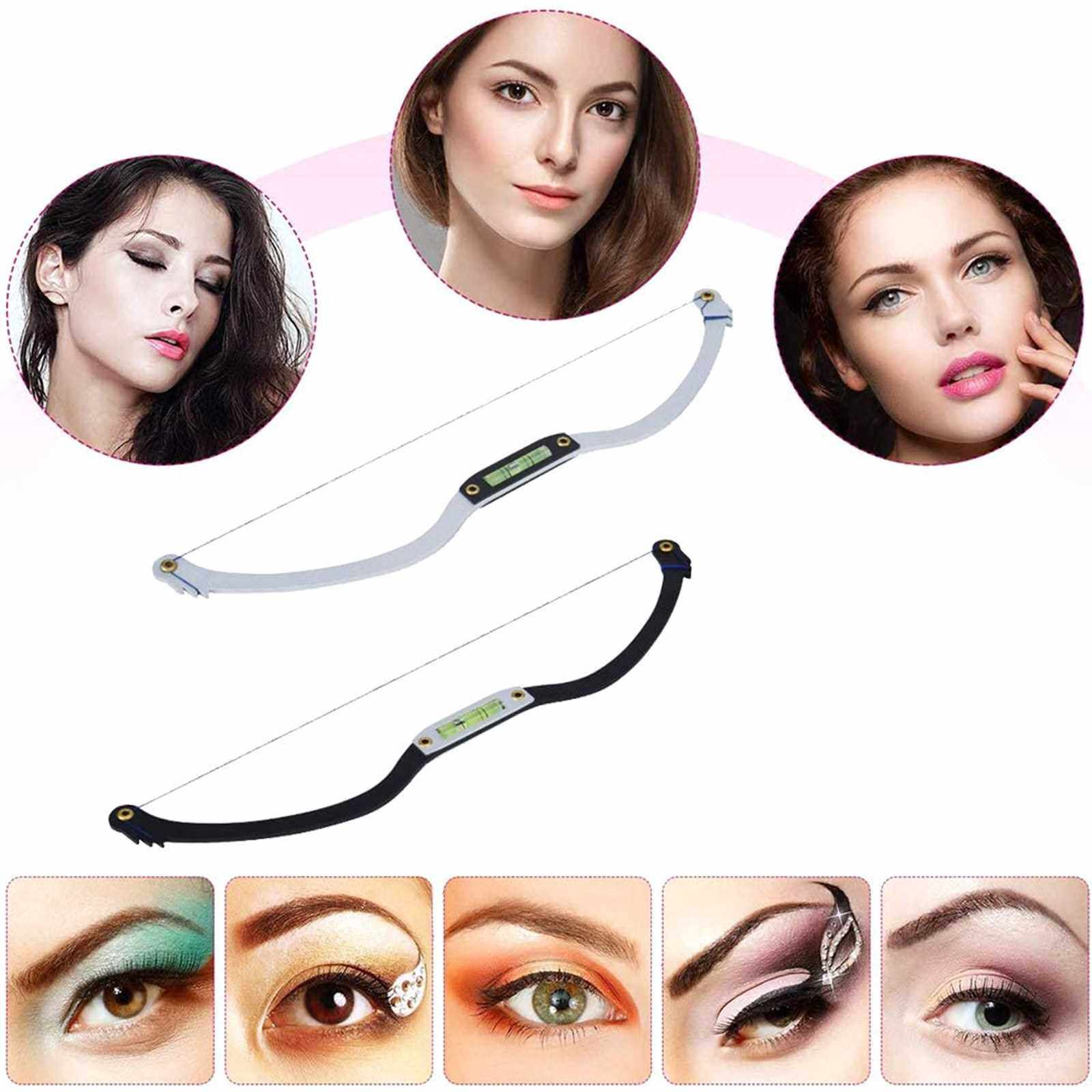 Eyebrow Mapping Ruler With Bubble Leveler Microblading Positioning