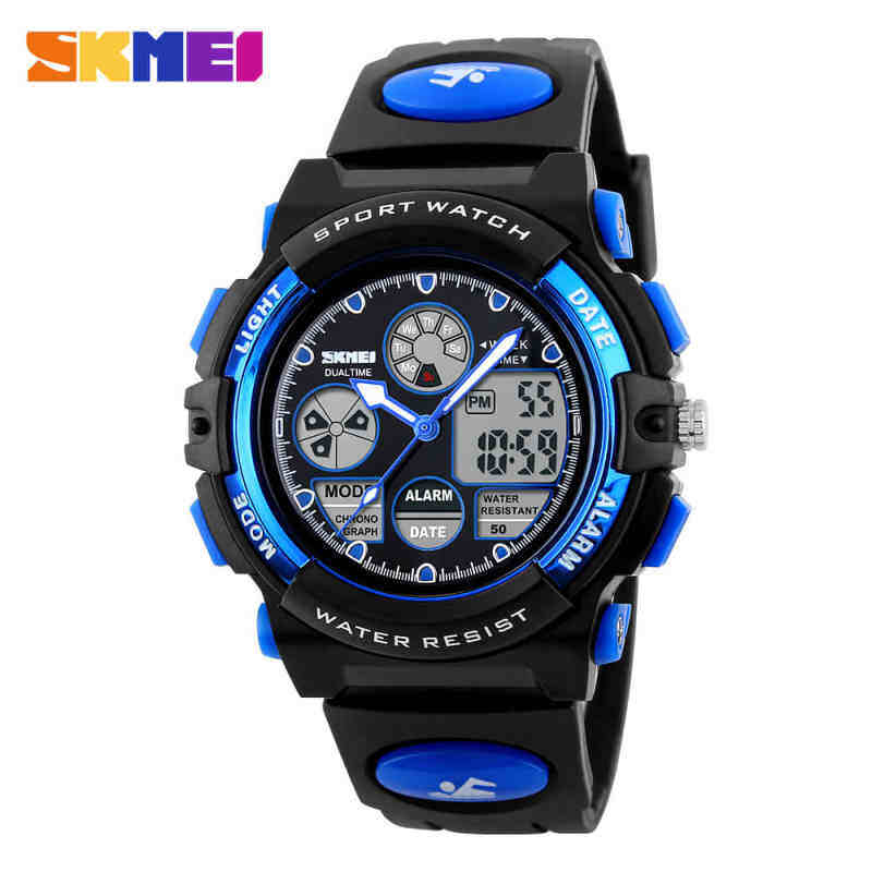 Nơi bán Đồng Hồ Skmei 1163 Đồng Hồ Thể Thao Trẻ Em Trẻ Em Cho Bé Trai Chống Nước Quân Đội Đeo LED Chống Nước