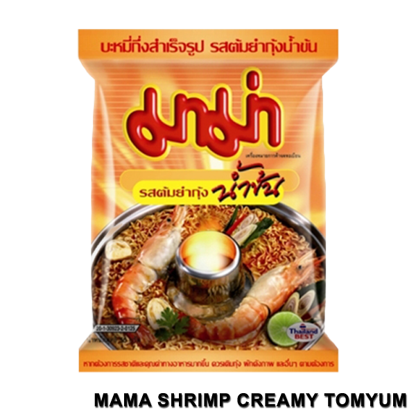 MAMA Instant Noodles Creamy Shrimp Tom Yum Flavour 55g