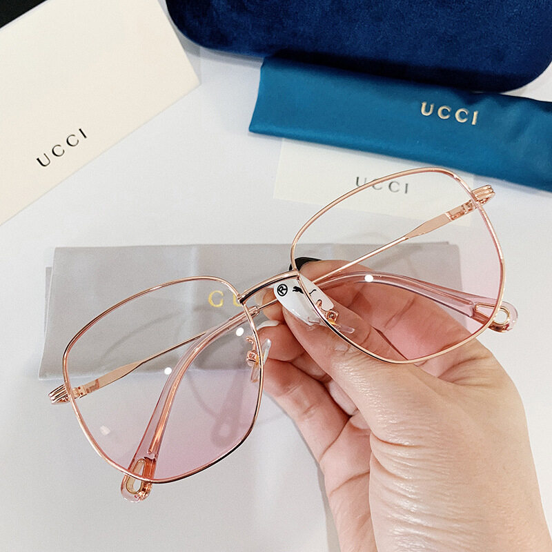 Anti-Blu-ray glasses flat mirror without degree retro personality fashion