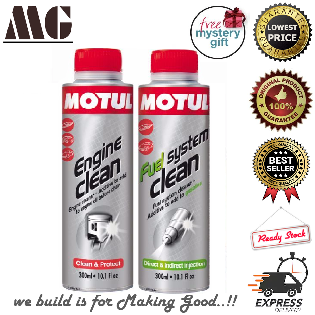 MOTUL ENGINE CLEAN 300ML FUEL SYSTEM CLEAN 300ML Engine Flush And