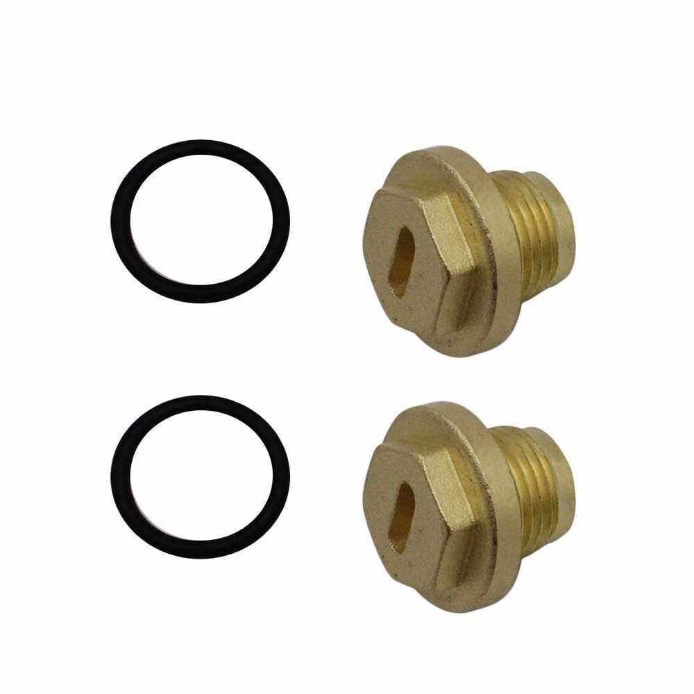 Oil Drain Nut Brass Diff Filler Plug Kit For Land Rover Discovery 2 Td5