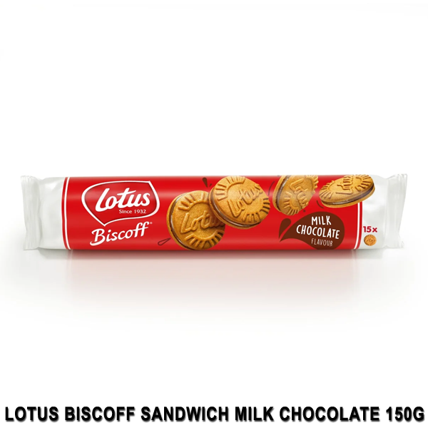 Lotus Biscoff Sandwich Milk Chocolate Flavour 150g