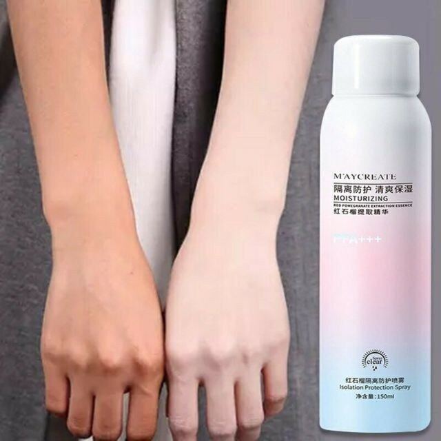 MAYCREATE Moisturizing Whitening Sunscreen Spray UV Protection Essence