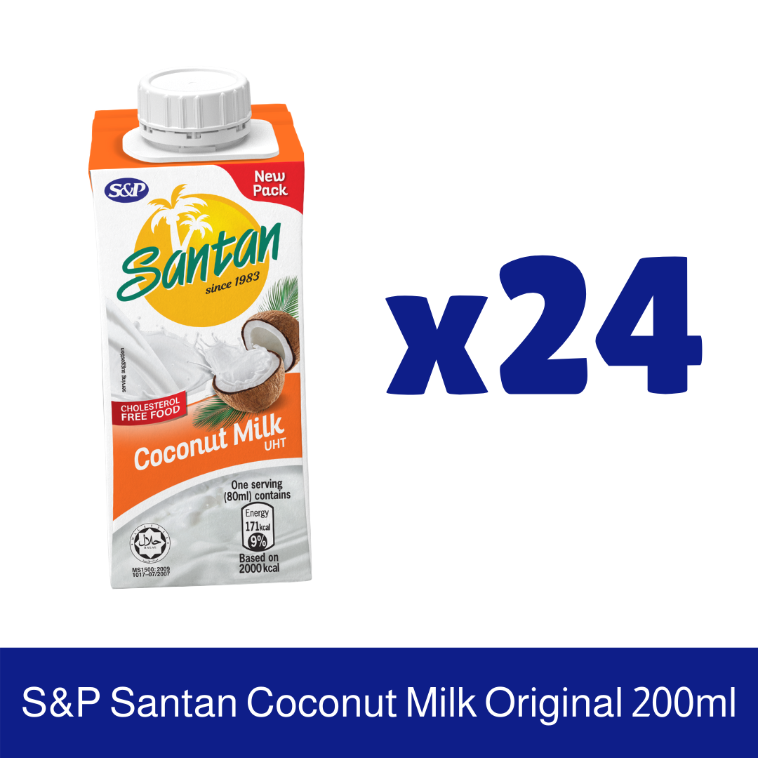 S P Santan Coconut Milk Santan Kelapa 200ml X24 PGMall