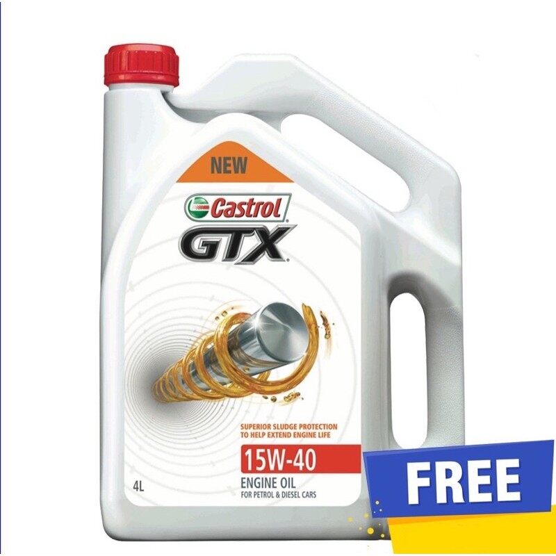 Castrol Gtx W Sn Cf Engine Oil Liter For Petrol