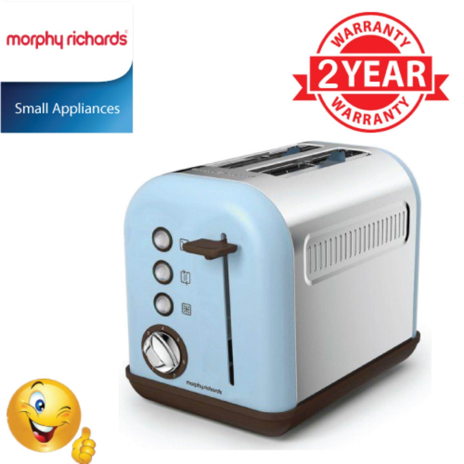 morphy richards blue toaster