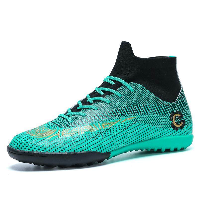 (TF Size 35-45) áo Cổ Cao Chuyên Nghiệp Futsal Sân Cỏ Giày Bóng Đá/Bóng Đá Giày Đá Bóng