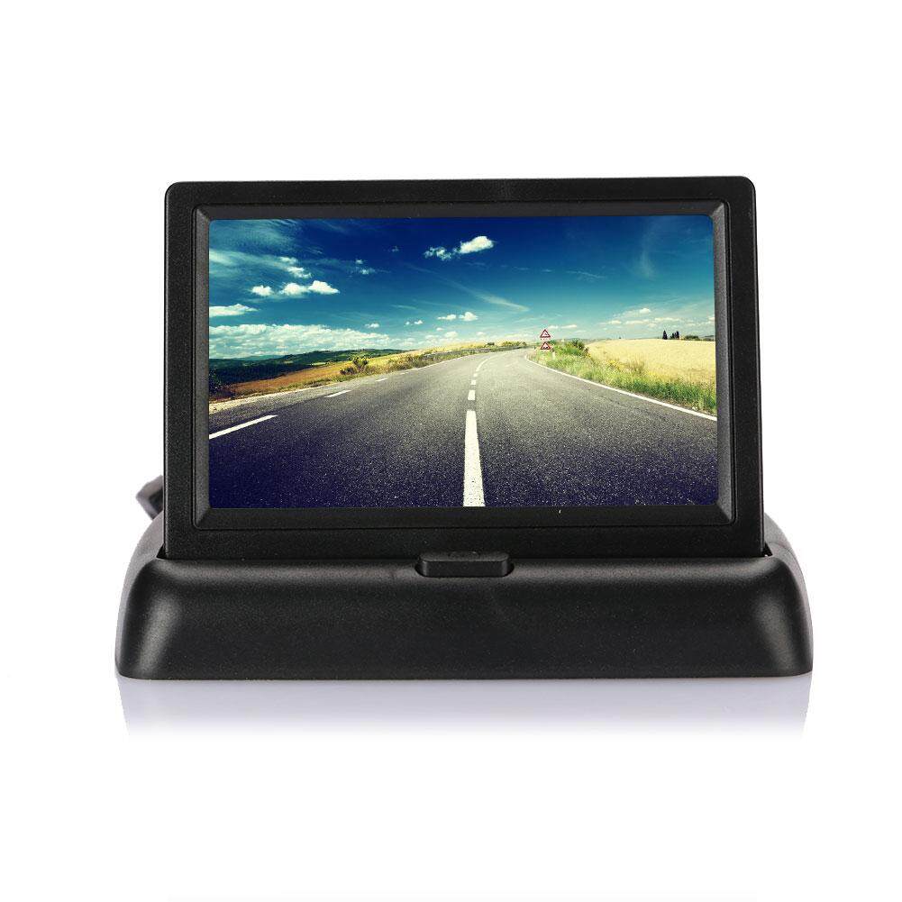 Reverse Monitor Car Monitor Foldable 2W NTSC PAL Parking Car Kit - intl