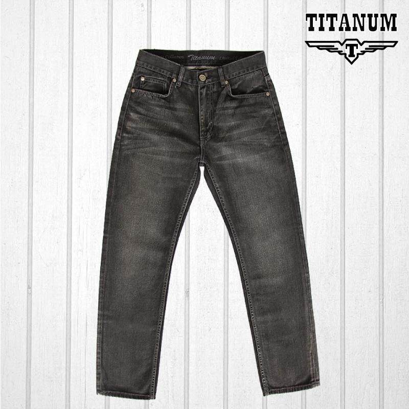 TITANUM BIG SIZE Special Hand Wash Black Jeans TJ617 (Black)