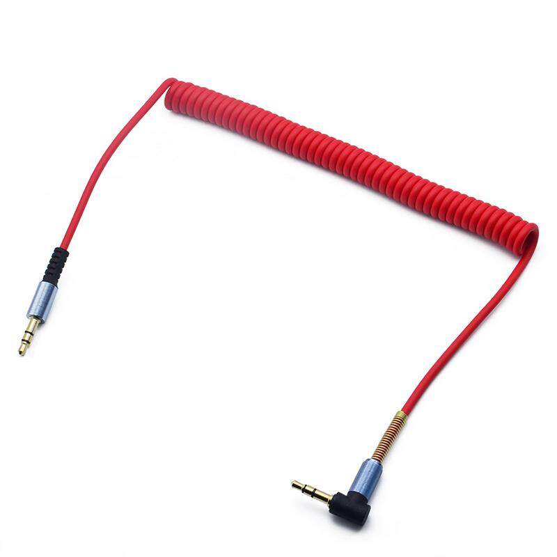 Chux 3.5 Mm Laki-laki Anda Laki-laki Kabel Audio Fleksibel Siku Musim Semi 1 M Kabel Tambahan ke Laptop Television DVD Amplifier Speaker CD-Internasional