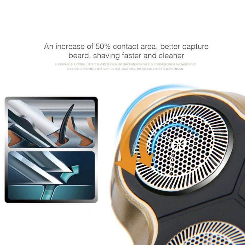 3 In 1 Men's 3D Electric Shaver Rechargeable Floating Razor Washable Electric Shaver Beard Trimmer Nose Ear Hair Trimmer &am - Intl September 2018 - 4 3 In 1 Men's 3D Electric Shaver Rechargeable Floating Razor Washable Electric Shaver Beard Trimmer Nose Ear Hair Trimmer &am - intl - 4